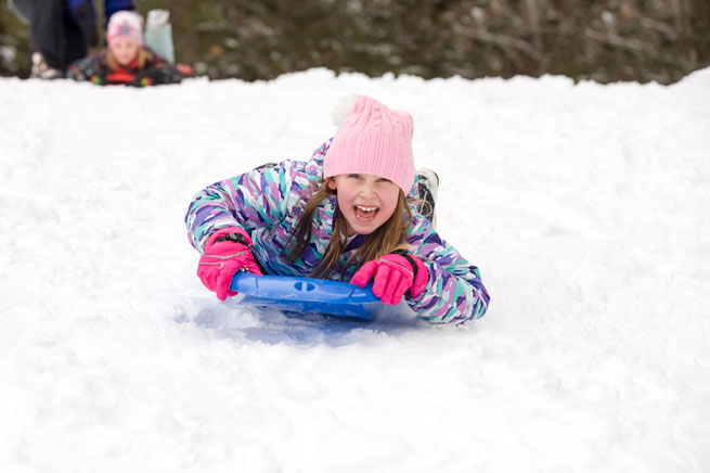 Tobogganing